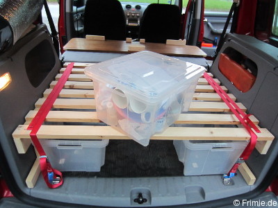 Stauraum - 6 Kunststoff-Boxen