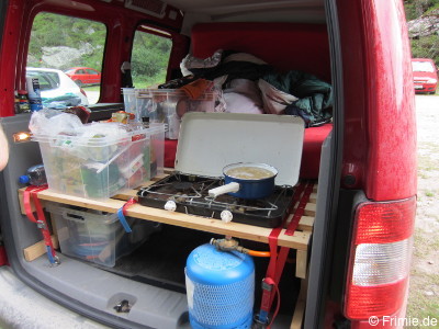 Caddy im Küchenbetrieb